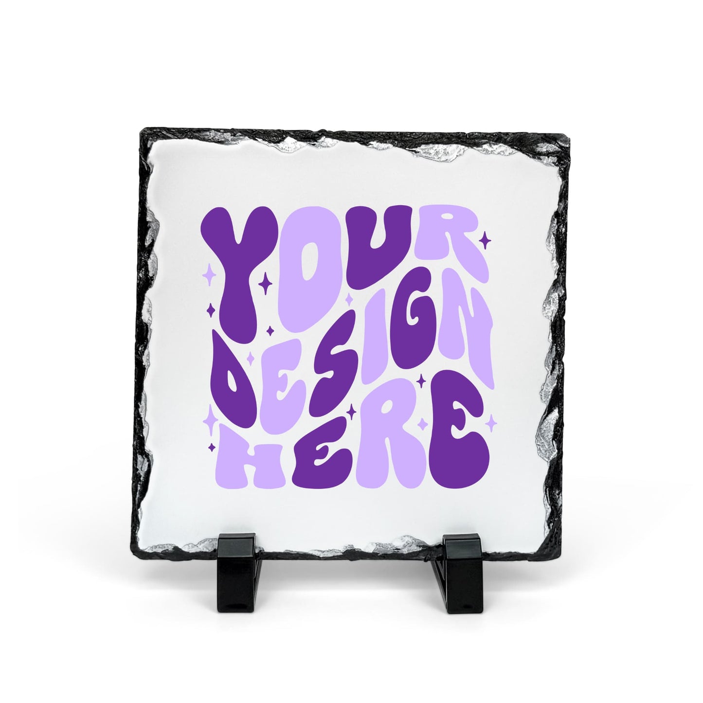 Square Photo Slate with Stand