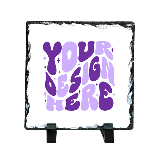 Square Photo Slate with Stand