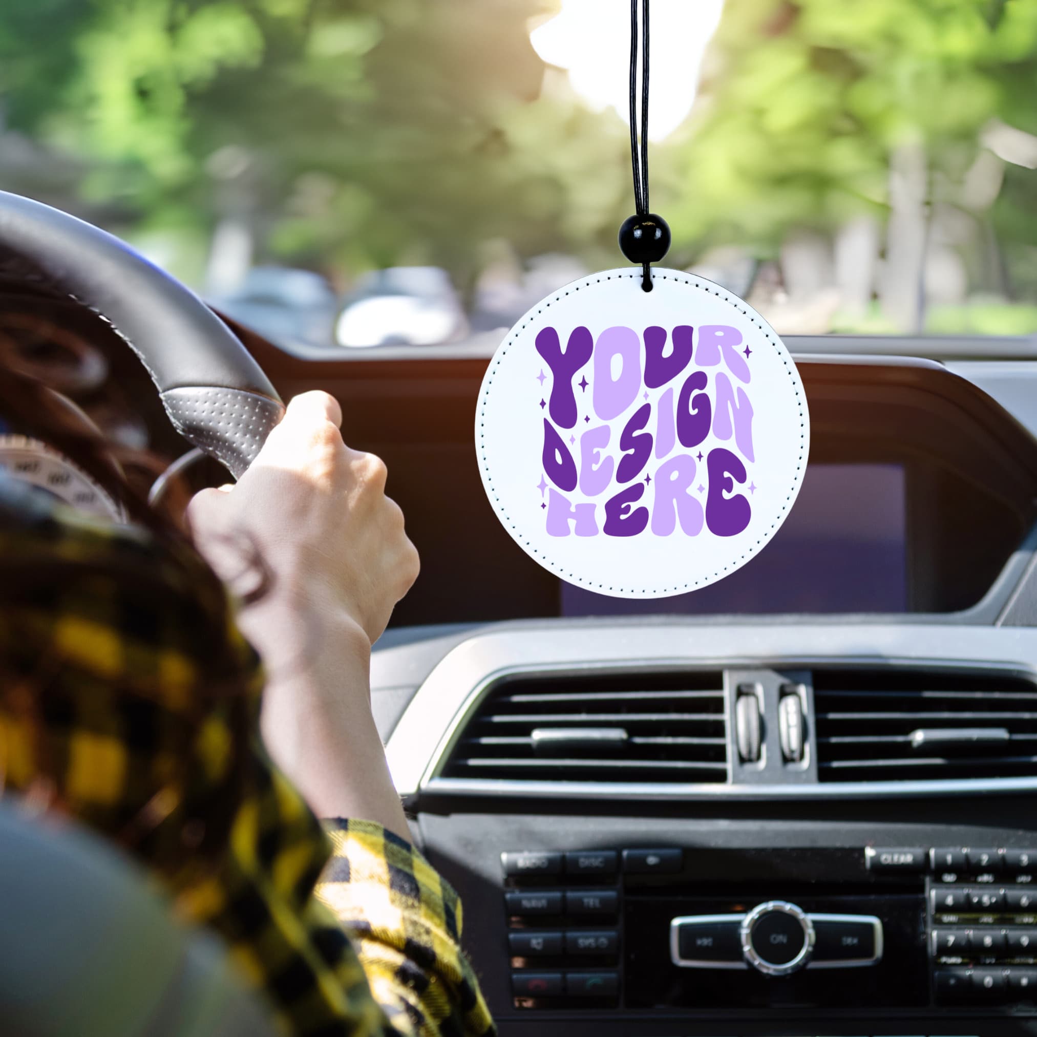 PU Leather Car Ornament