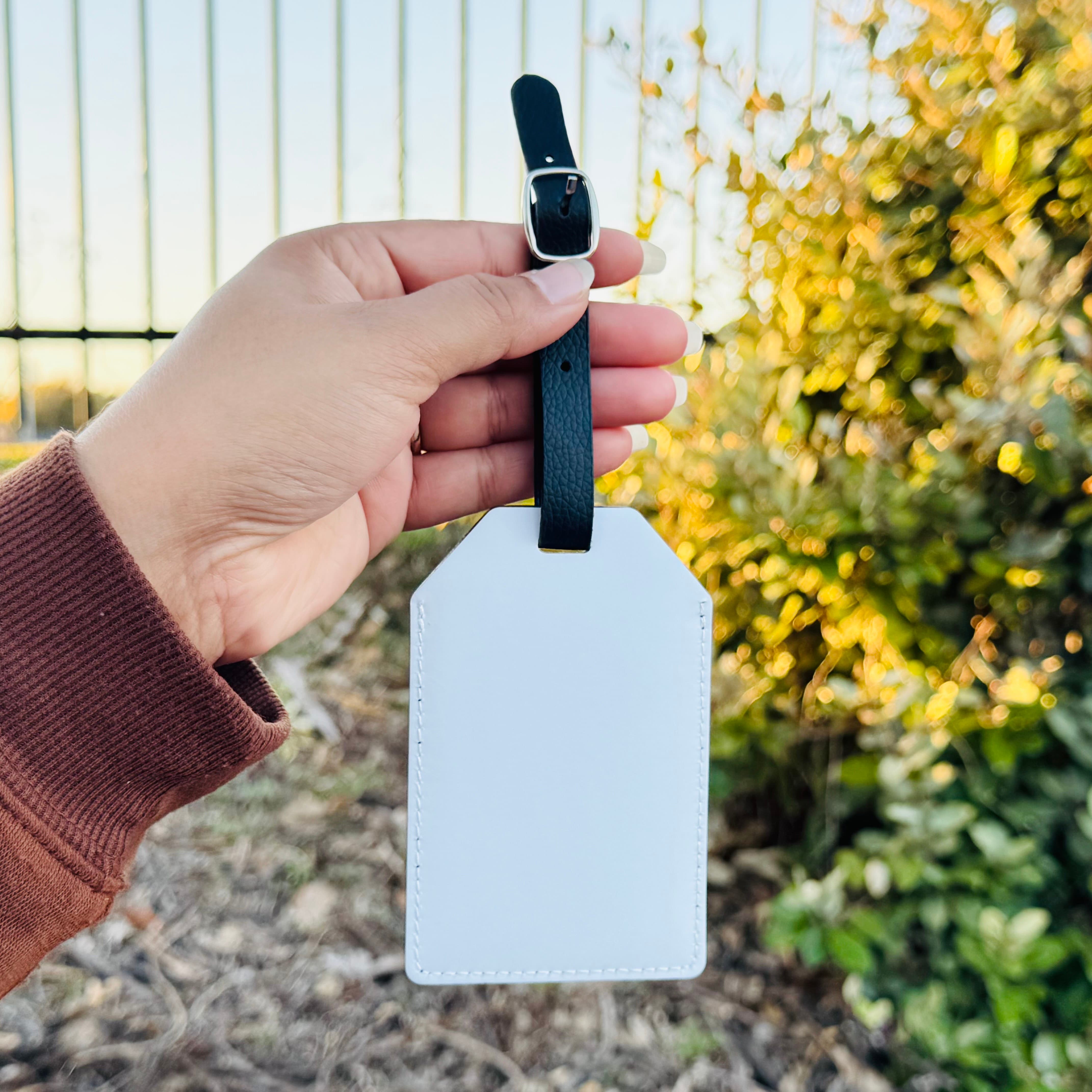 Personalized PU Leather Luggage Tag