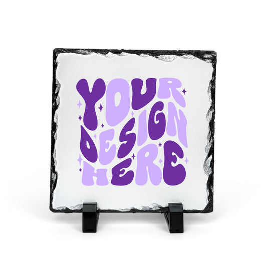 Square Photo Slate with Stand