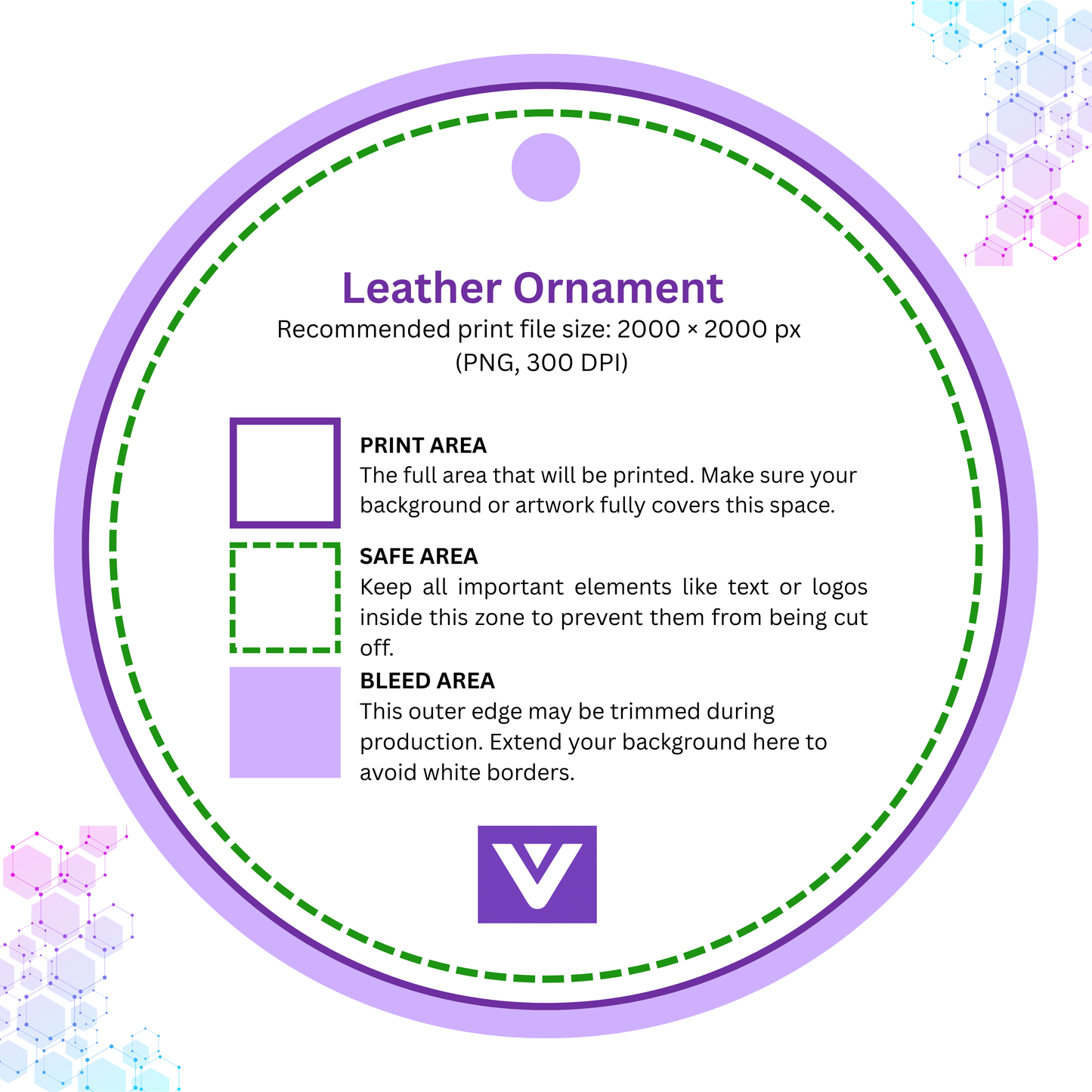 PU Leather Car Ornament