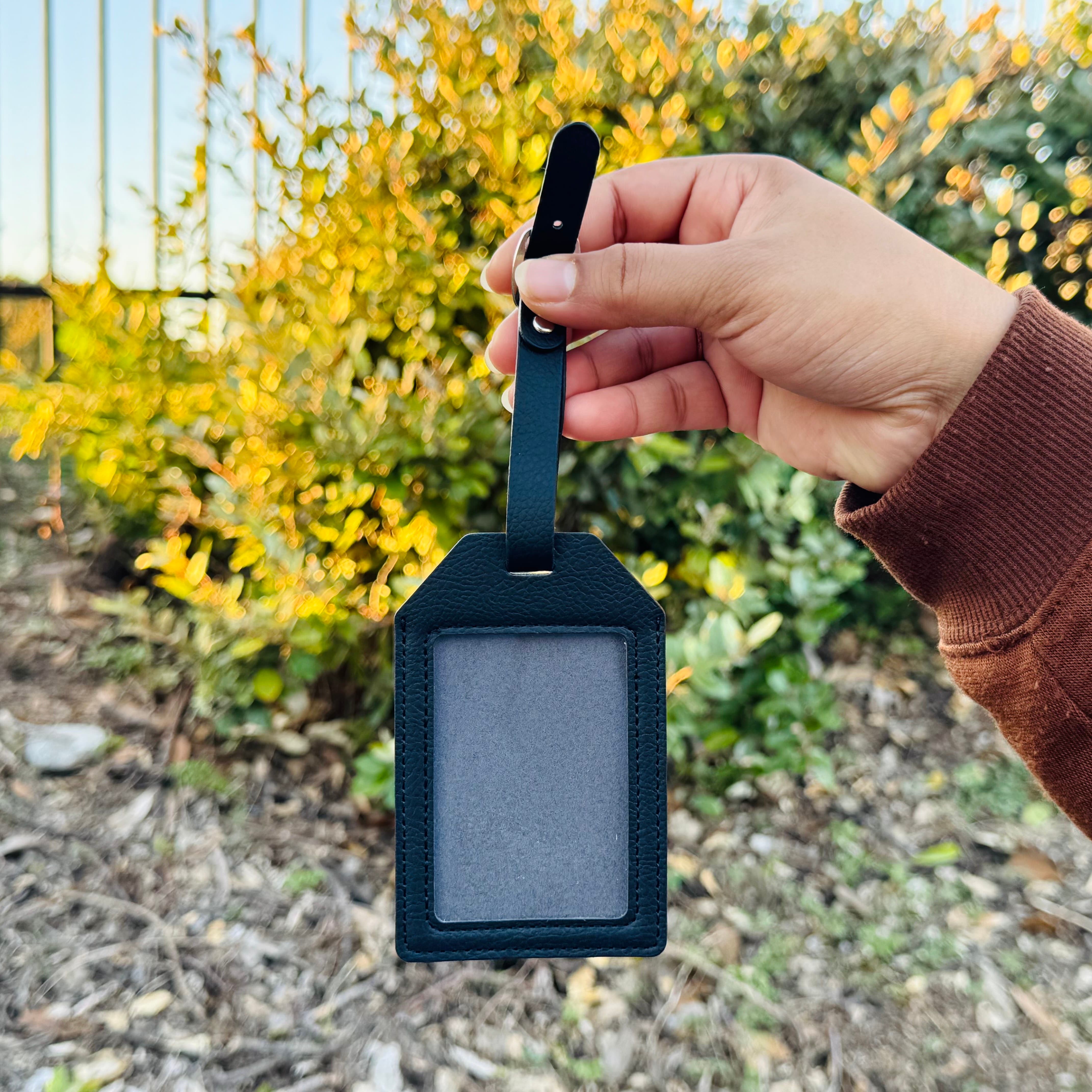 Personalized PU Leather Luggage Tag