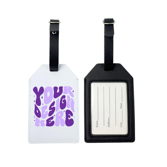 Personalized PU Leather Luggage Tag