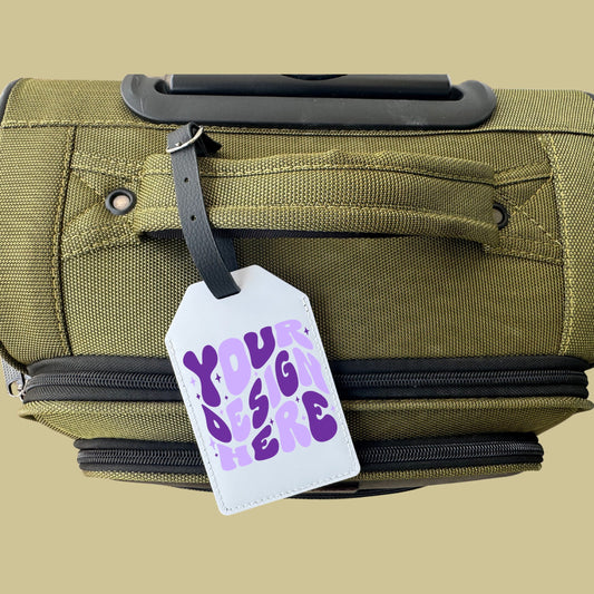 Personalized PU Leather Luggage Tag