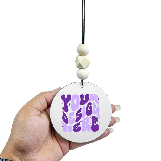 Personalized MDF Car Ornament