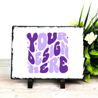 Rectangular Photo Slate with Stand